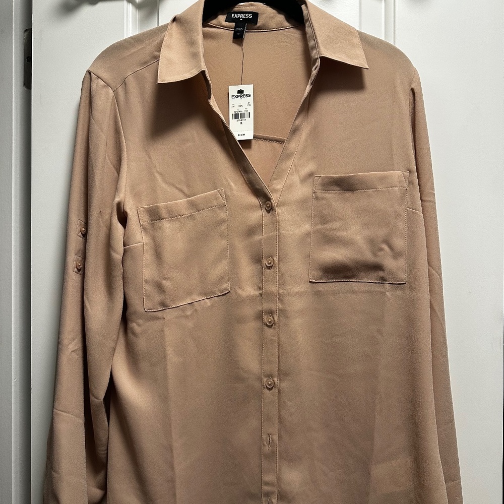 Express Shirt - Nude Blush